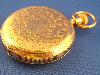 LONGINES POCKET WATCH IN A 14K SOLID GOLD HUNTING CASE